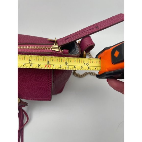 Bush Princess Leather Purse Pink Fuschia Handmade in Kenya Shoulder Bag - Picture 5 of 11